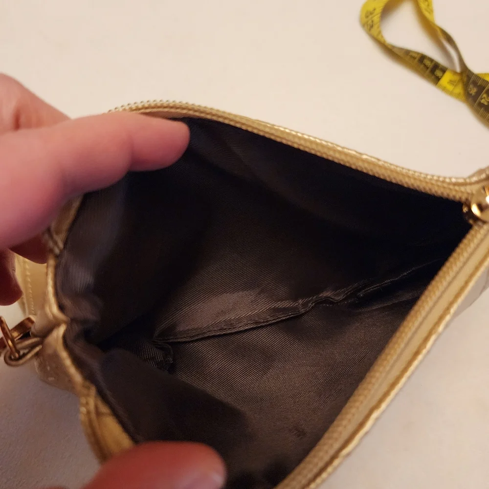 Small Light Gold Wristlet